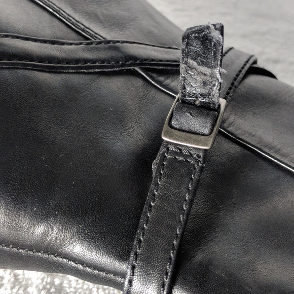 Clarks Black Boots/ Booties with Buckle Accent - Picture 5 of 8